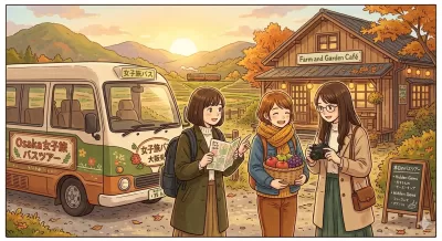 女子旅で日帰りの人気バスツアー。大阪発ってあり？