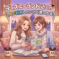 ディズニー ランド 近くの安いホテル。2人で利用したいけど見つかる？