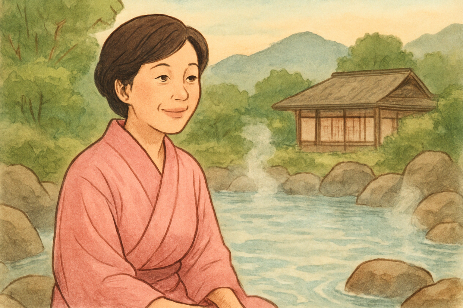 50代女性 一人旅 温泉ってあり?