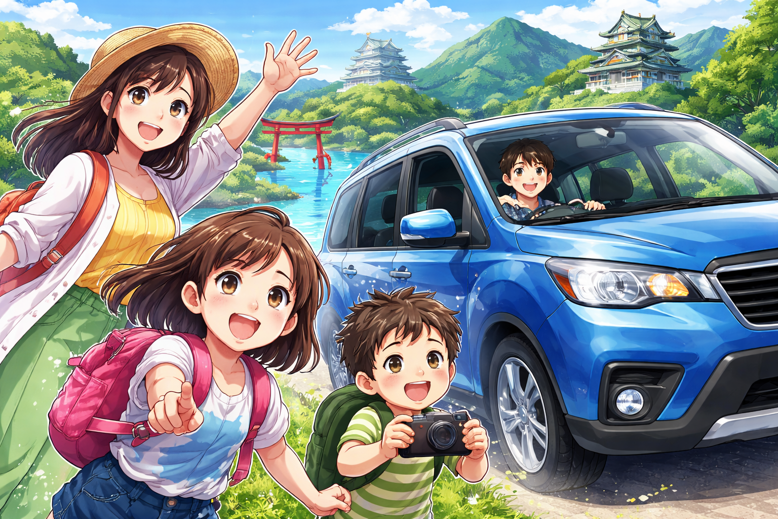 子連れ 一泊 旅行 おすすめ 関西 車はどこがいい?