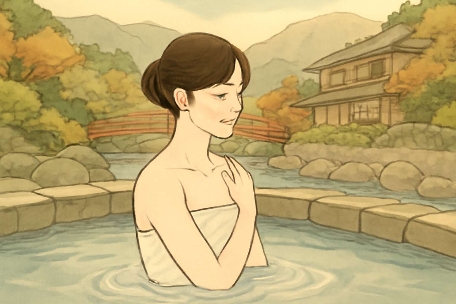 有馬温泉の一人旅は、女性でも安心して楽しめます