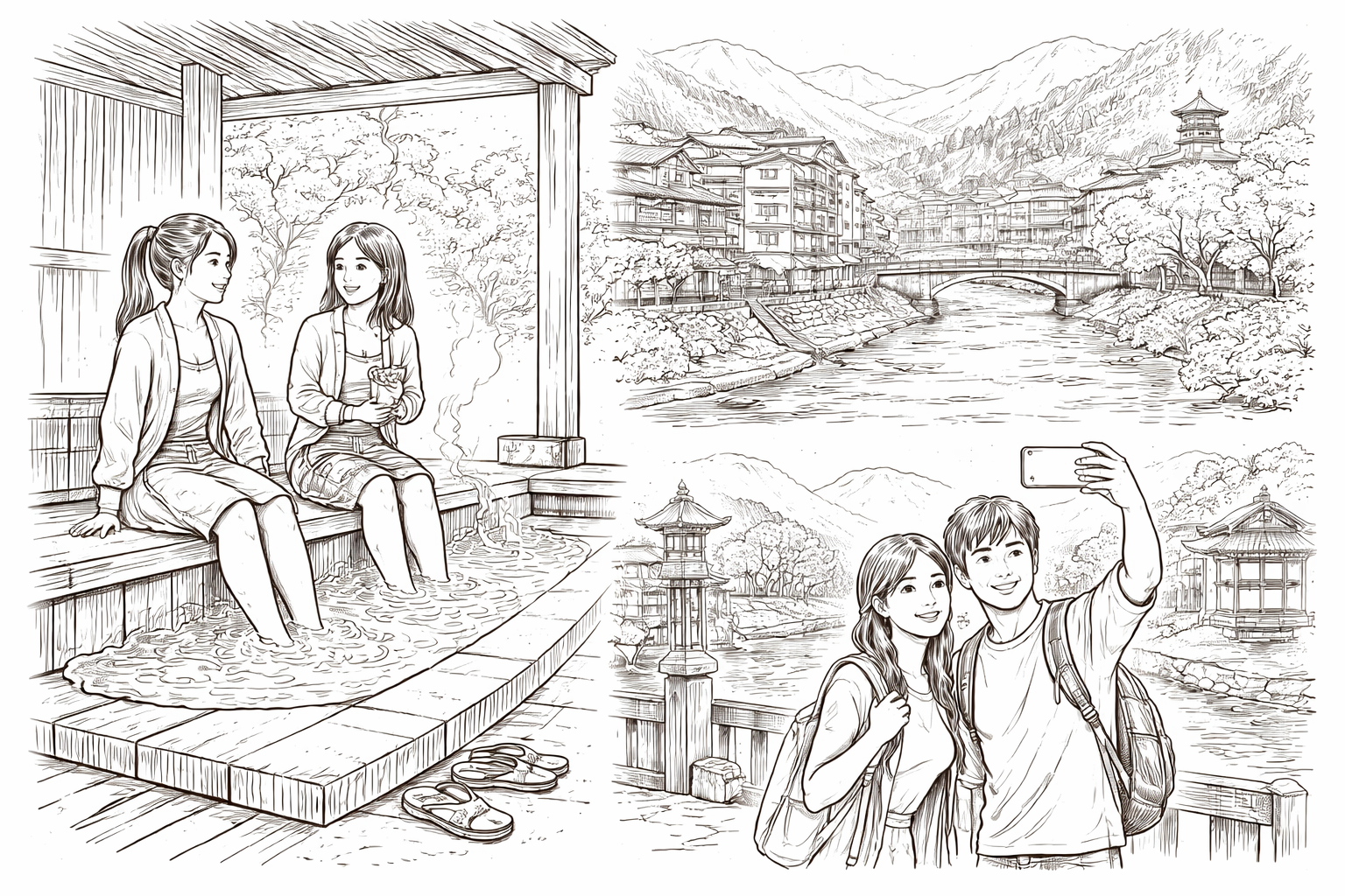 日帰りなら「足湯・温泉街・写真スポット」をギュッと回るのがいちばん楽しいんですね